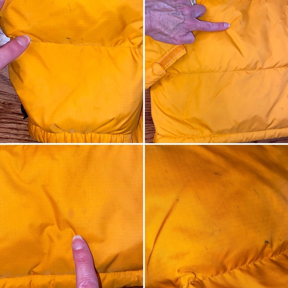 The North Face Orange and Black Puffer Jacket - Picture 10 of 11